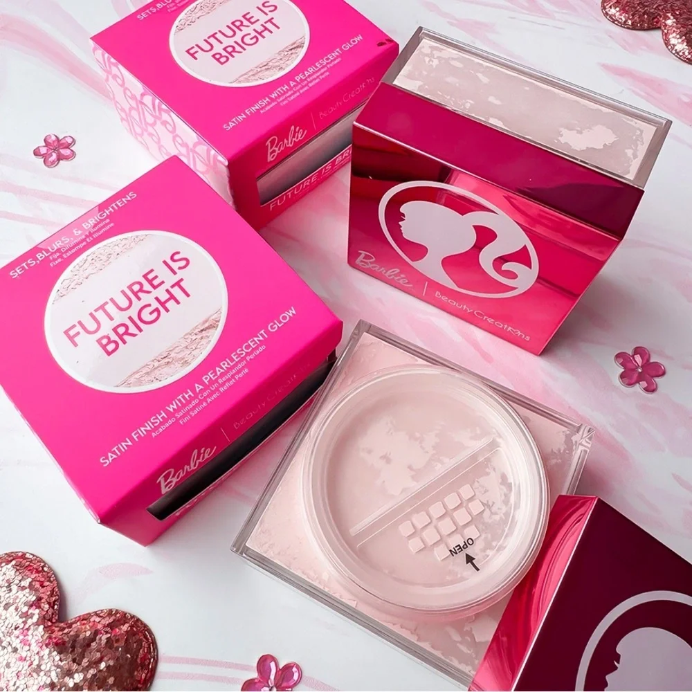 Barbie Pink and Purple Makeup Light Setting Powder